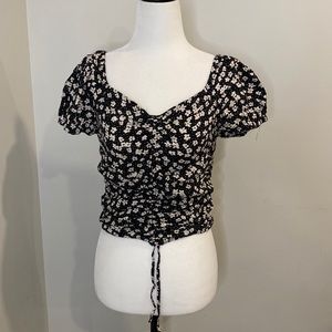 H&M‎ Floral Cinch Top